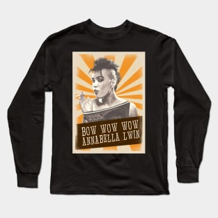 Vintage Aesthetic Bow Wow Wow Long Sleeve T-Shirt